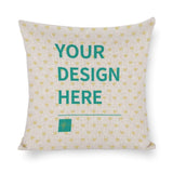 MyArtsyGift - Custom Pillow Case Set of 4 Personalized Cotton Linen Throw Pillow Cases  for Bedroom, Living Room