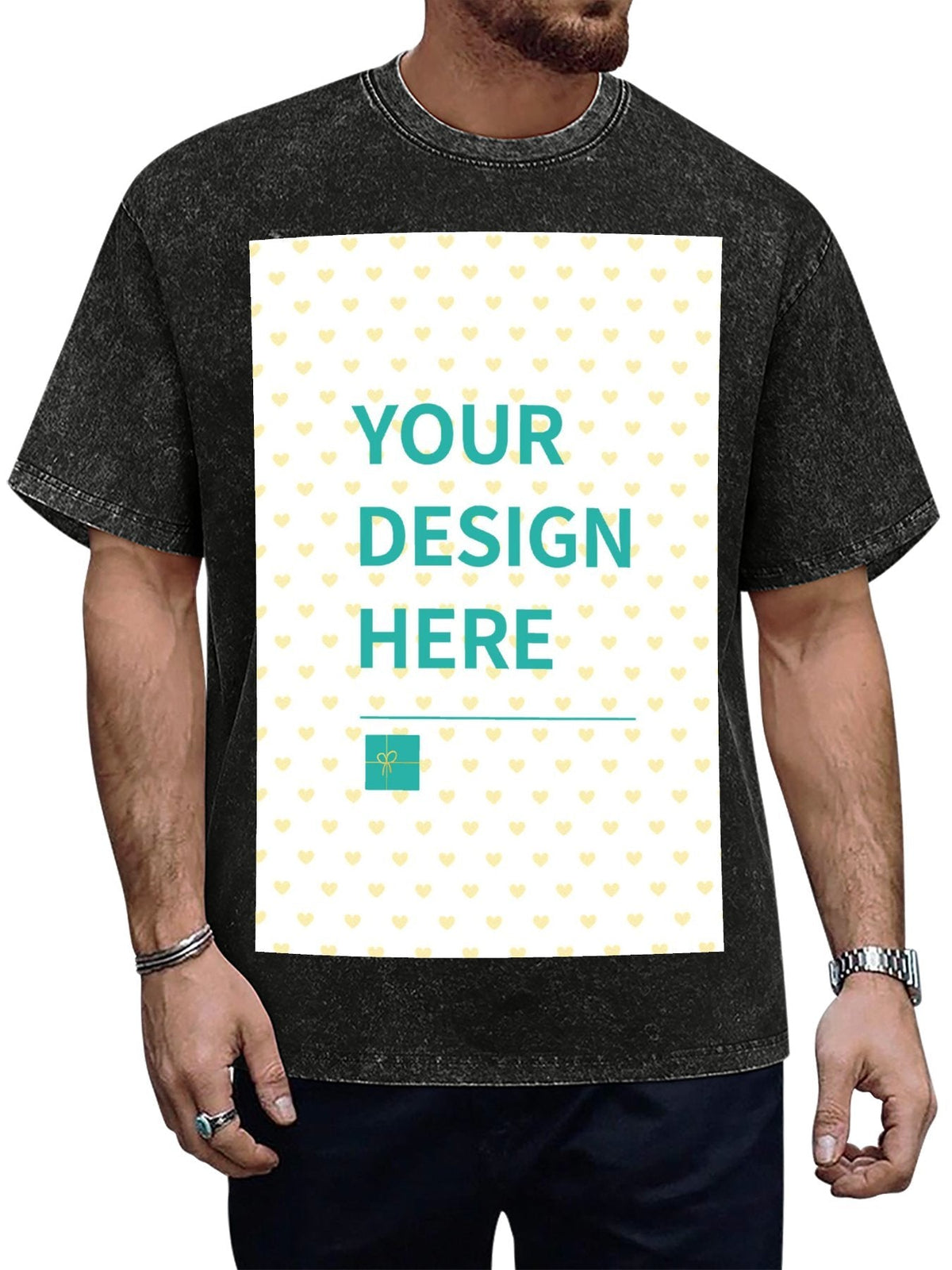 Personalized washed tshirts dispatched from Canada